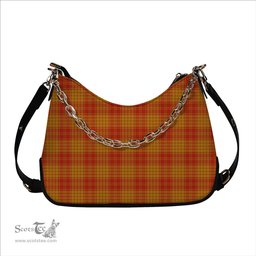 ScotsTee Shop Scottish McMillan Dress Ancient Tartan Handbag Women's Shoulder Bag With Chain