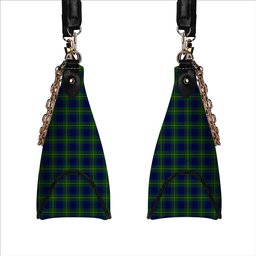 ScotsTee Shop Scottish Johnston of Caskieben Modern Tartan Handbag Women's Shoulder Bag With Chain