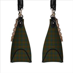 ScotsTee Shop Scottish MacLean of Kingairloch Tartan Handbag Women's Shoulder Bag With Chain