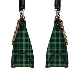 ScotsTee Shop Scottish Learmonth Tartan Handbag Women's Shoulder Bag With Chain