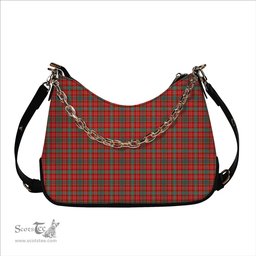 ScotsTee Shop Scottish Ogilvie (Ogilvy) Modern Tartan Handbag Women's Shoulder Bag With Chain
