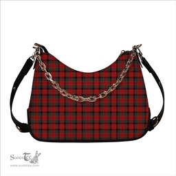 ScotsTee Shop Scottish MacNeacail Modern Tartan Handbag Women's Shoulder Bag With Chain