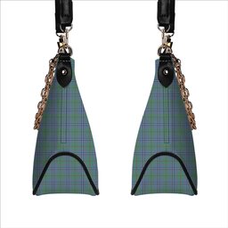 ScotsTee Shop Scottish Irvine of Glentulchan Ancient Tartan Handbag Women's Shoulder Bag With Chain