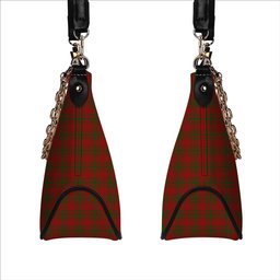 ScotsTee Shop Scottish Kyle Green Tartan Handbag Women's Shoulder Bag With Chain