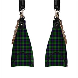 ScotsTee Shop Scottish Leslie Hunting SC Tartan Handbag Women's Shoulder Bag With Chain