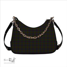 ScotsTee Shop Scottish MacDuff Hunting Tartan Handbag Women's Shoulder Bag With Chain