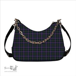 ScotsTee Shop Scottish McCallum of Berwick Modern Tartan Handbag Women's Shoulder Bag With Chain