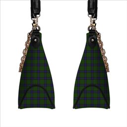 ScotsTee Shop Scottish MacWilliam Hunting Tartan Handbag Women's Shoulder Bag With Chain