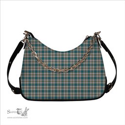 ScotsTee Shop Scottish Livingstone Dress Ancient Tartan Handbag Women's Shoulder Bag With Chain