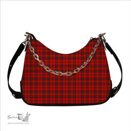 ScotsTee Shop Scottish MacColl Modern Tartan Handbag Women's Shoulder Bag With Chain