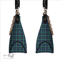 ScotsTee Shop Scottish MacTaggart Ancient Tartan Handbag Women's Shoulder Bag With Chain