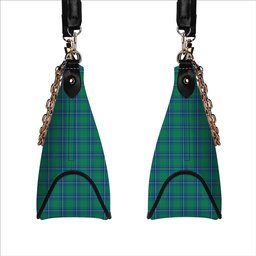 ScotsTee Shop Scottish Irvine Ancient Tartan Handbag Women's Shoulder Bag With Chain