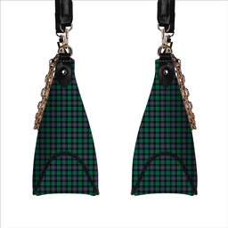 ScotsTee Shop Scottish Urquhart Broad Red Ancient Tartan Handbag Women's Shoulder Bag With Chain
