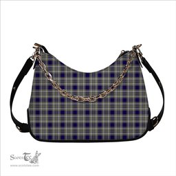 ScotsTee Shop Scottish Livingstone Dress Tartan Handbag Women's Shoulder Bag With Chain