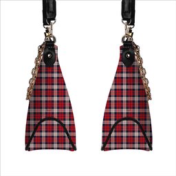 ScotsTee Shop Scottish McDonald Dress Irish Modern Tartan Handbag Women's Shoulder Bag With Chain