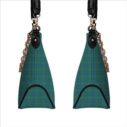 ScotsTee Shop Scottish Montgomery Ancient Tartan Handbag Women's Shoulder Bag With Chain