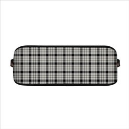 ScotsTee Shop Scottish MacFarlane Black White Modern Tartan Handbag Women's Shoulder Bag With Chain