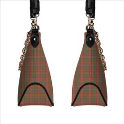 ScotsTee Shop Scottish McKinnon Ancient Tartan Handbag Women's Shoulder Bag With Chain