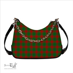 ScotsTee Shop Scottish Middleton Modern Tartan Handbag Women's Shoulder Bag With Chain