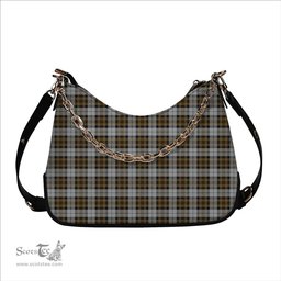 ScotsTee Shop Scottish MacKellar Dress Tartan Handbag Women's Shoulder Bag With Chain