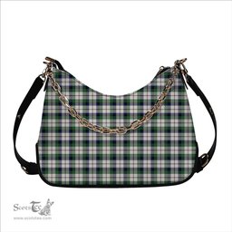 ScotsTee Shop Scottish MacNachten Dress Modern Tartan Handbag Women's Shoulder Bag With Chain