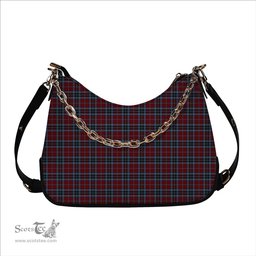 ScotsTee Shop Scottish MacTavish 2 Tartan Handbag Women's Shoulder Bag With Chain