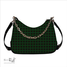 ScotsTee Shop Scottish Wallace Hunting Tartan Handbag Women's Shoulder Bag With Chain