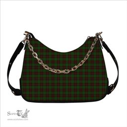 ScotsTee Shop Scottish McFie Hunting Tartan Handbag Women's Shoulder Bag With Chain