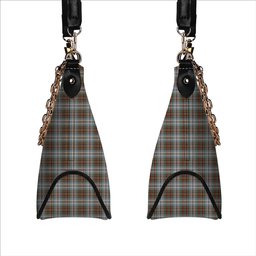 ScotsTee Shop Scottish MacBain Dress Tartan Handbag Women's Shoulder Bag With Chain
