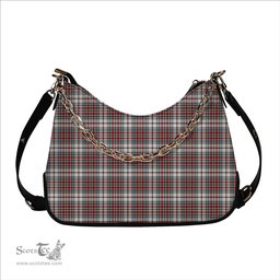 ScotsTee Shop Scottish MacBain Dress Modern Tartan Handbag Women's Shoulder Bag With Chain