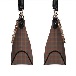 ScotsTee Shop Scottish McConnell Weathered Tartan Handbag Women's Shoulder Bag With Chain