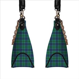 ScotsTee Shop Scottish Marshall Ancient Tartan Handbag Women's Shoulder Bag With Chain