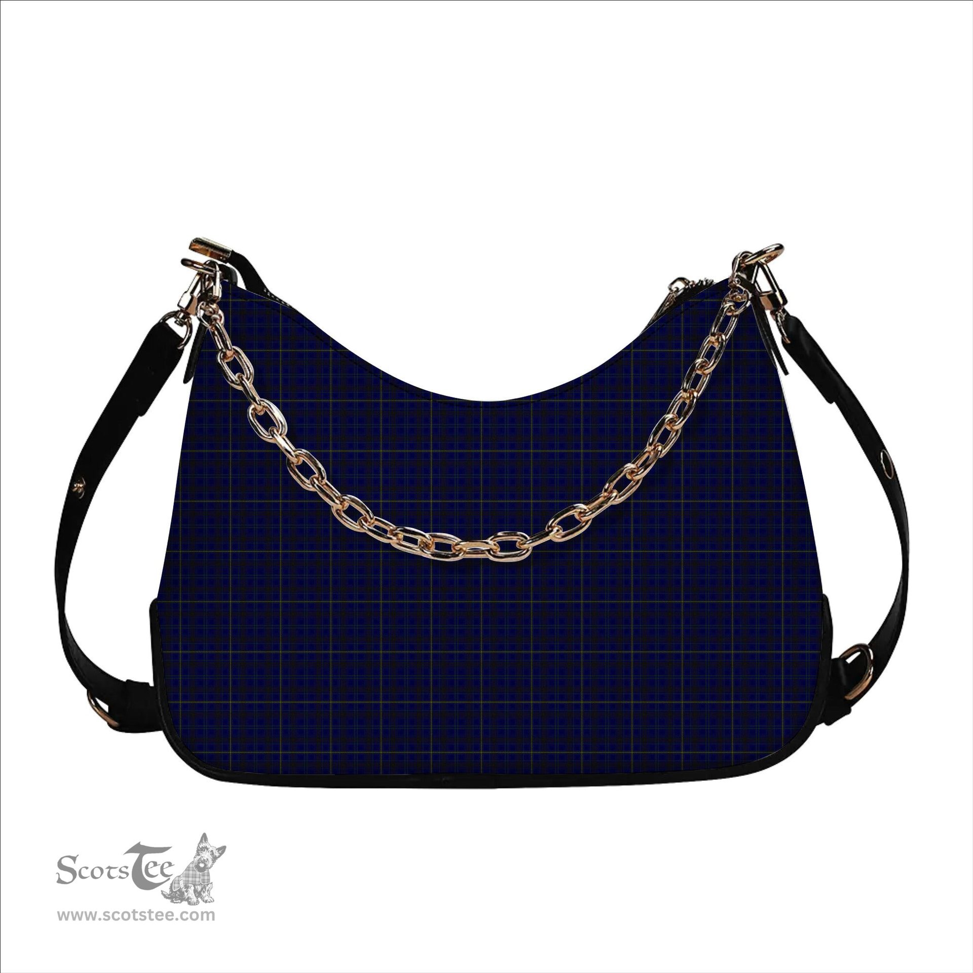 ScotsTee Shop Scottish Moon New Maldon Surrey Tartan Handbag Women's Shoulder Bag With Chain