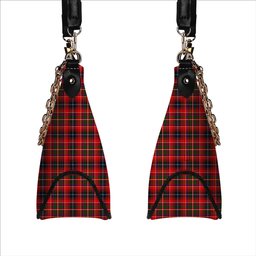 ScotsTee Shop Scottish Innes Modern Tartan Handbag Women's Shoulder Bag With Chain
