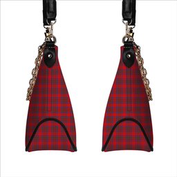 ScotsTee Shop Scottish Moffat District Modern Tartan Handbag Women's Shoulder Bag With Chain