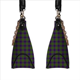 ScotsTee Shop Scottish Whitefoord Tartan Handbag Women's Shoulder Bag With Chain