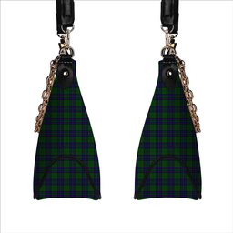 ScotsTee Shop Scottish Lockhart Modern Tartan Handbag Women's Shoulder Bag With Chain