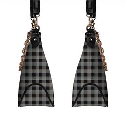 ScotsTee Shop Scottish Kinnieson Tartan Handbag Women's Shoulder Bag With Chain