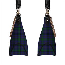 ScotsTee Shop Scottish Weir Modern Tartan Handbag Women's Shoulder Bag With Chain