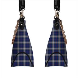 ScotsTee Shop Scottish Kinnaird Modern Tartan Handbag Women's Shoulder Bag With Chain