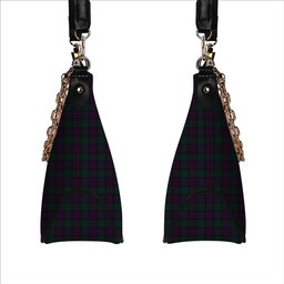 ScotsTee Shop Scottish MacArthur of Milton Hunting Tartan Handbag Women's Shoulder Bag With Chain