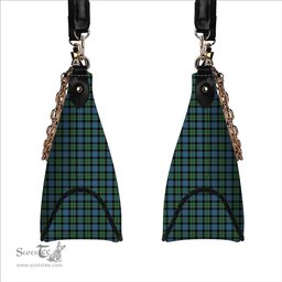 ScotsTee Shop Scottish MacKay Ancient Tartan Handbag Women's Shoulder Bag With Chain