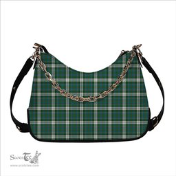 ScotsTee Shop Scottish McInnes Dress Ancient Tartan Handbag Women's Shoulder Bag With Chain