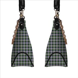 ScotsTee Shop Scottish MacNaughton Dress Tartan Handbag Women's Shoulder Bag With Chain