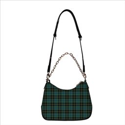 ScotsTee Shop Scottish Michaluk Tartan Handbag Women's Shoulder Bag With Chain