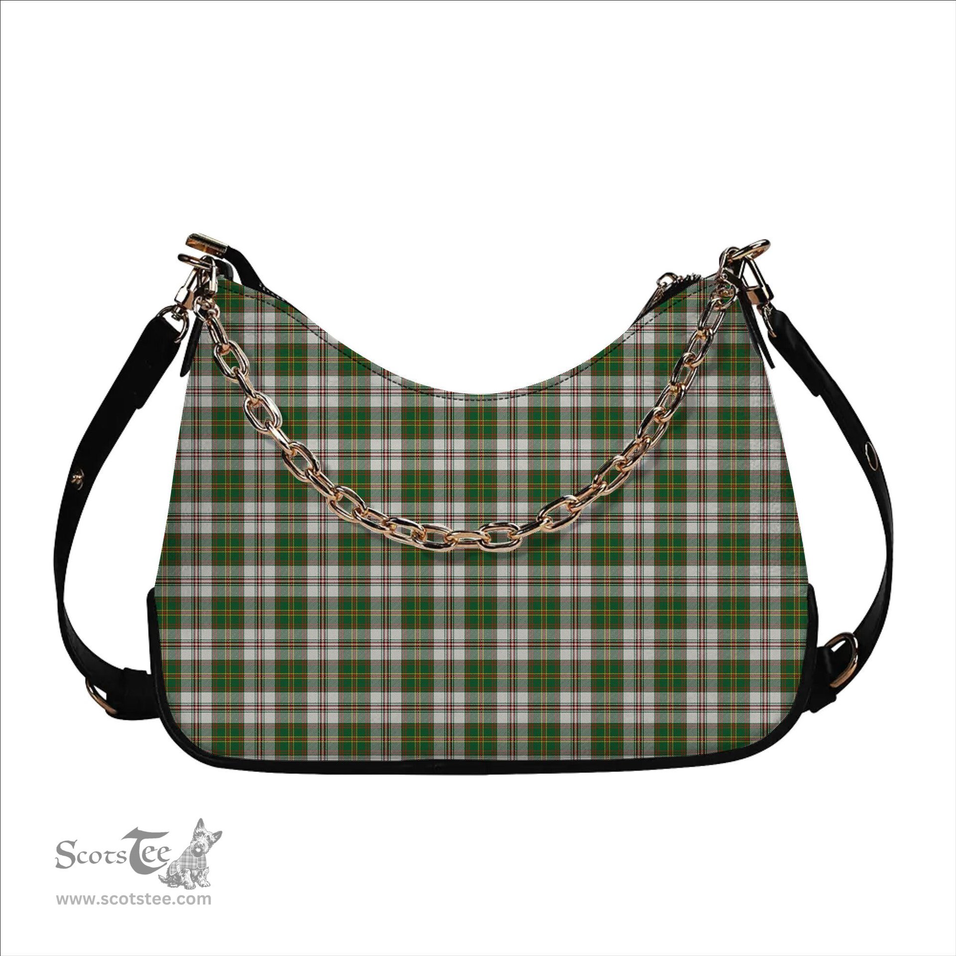 ScotsTee Shop Scottish Hay Dress Ancient Tartan Handbag Women's Shoulder Bag With Chain