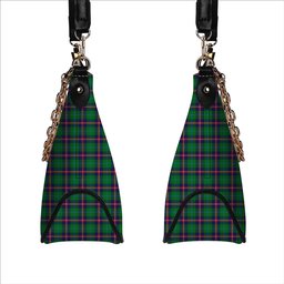 ScotsTee Shop Scottish Young Modern SC Tartan Handbag Women's Shoulder Bag With Chain