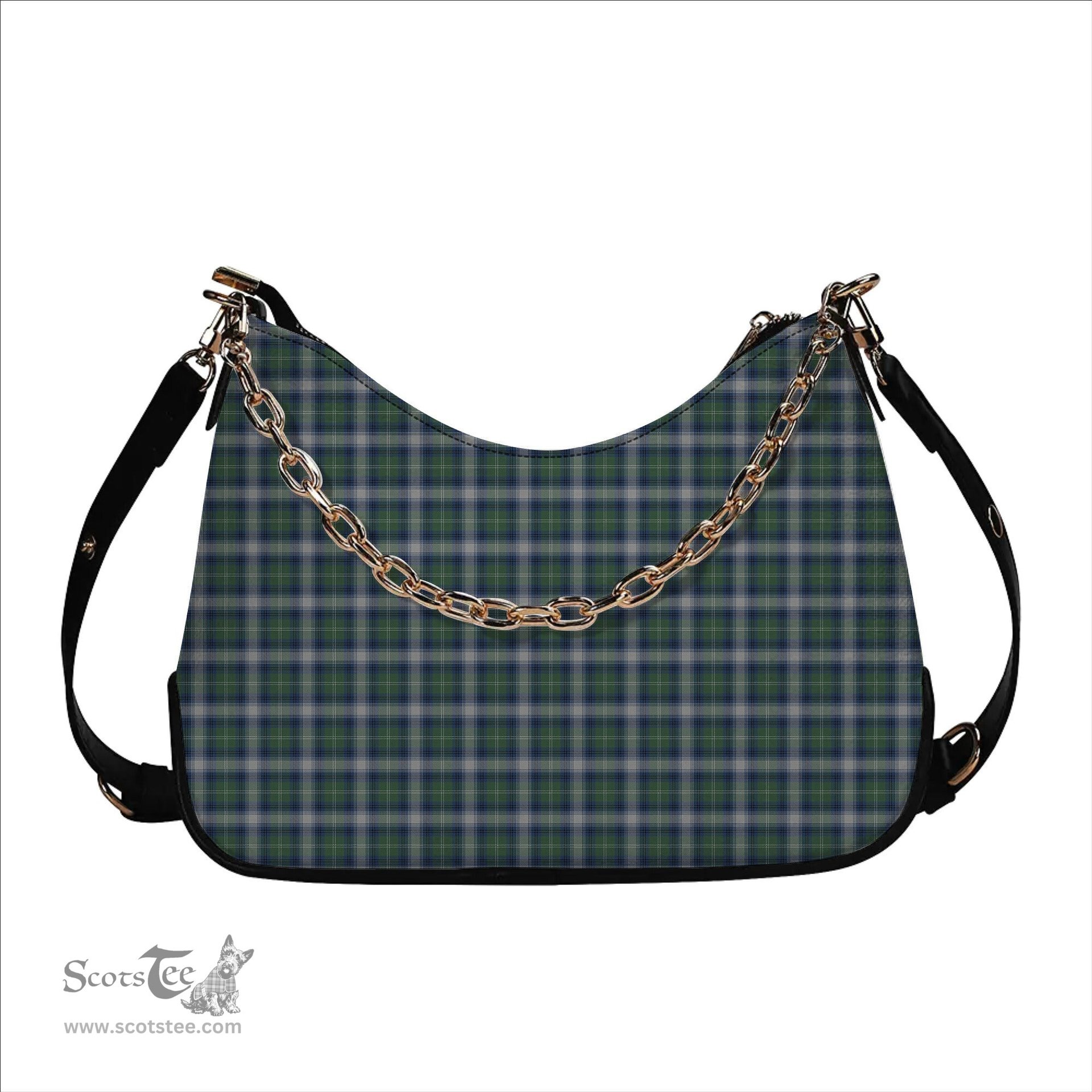 ScotsTee Shop Scottish Oliphant Dress Tartan Handbag Women's Shoulder Bag With Chain
