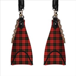 ScotsTee Shop Scottish Wallace Weathered Tartan Handbag Women's Shoulder Bag With Chain