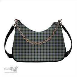 ScotsTee Shop Scottish McNachten Dress Tartan Handbag Women's Shoulder Bag With Chain